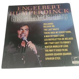 Engelbert Humperdinck His Greatest Hits Vinyl Record‎